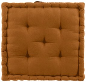 Διακοσμητικό Μαξιλάρι Δαπέδου Twily Douceur d'intérieur με διαστάσεις 50x50x10cm - Camel Brown