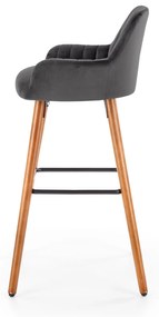 H93 bar stool, color: dark grey DIOMMI V-CH-H/93-C.POPIEL