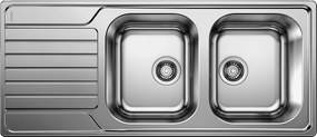 Blanco Dinas 8 Satine (116x50) - Ανοξείδωτος Νεροχύτης Κουζίνας
