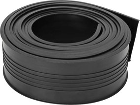 vidaXL Σφράγιση Πόρτας Γκαράζ Μαύρο 70 x 6 mm 3 μ PVC