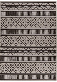 Χαλί Ψάθινο Flox 3603W Black Royal Carpet 67Χ140cm