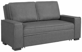 Καναπές κρεβάτι Mesa 381, Λειτουργία ύπνου, Γκρι, 176x102x91cm, Πόδια: Πλαστική ύλη