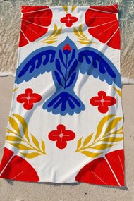 Stewehome πολύχρωμη τυπωτή πετσέτα παραλίας 75x150 cm