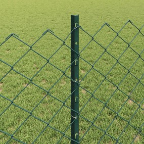 vidaXL Συρματόπλεγμα Περίφραξης με Πάσσαλο 10 x 0,8 m