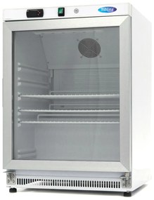 Fridge - 200L - White - with Glass Door