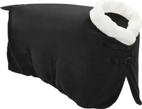 vidaXL Σαμάρι Ίππου Μαύρο 145 cm Πολικές φλις