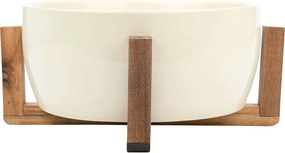 Σαλατιέρα Με Βάση (Φ28x12.5) Estia Allure Ivory 01-25014