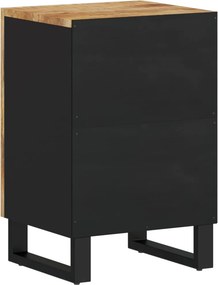 vidaXL Ντουλάπι Μπάνιου 38 x 33 x 58 εκ. από Μασίφ Ξύλο Μάνγκο