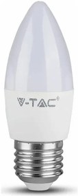 LED V-TAC Λάμπα Ε27 4.5W Κερακι 200° 470lm CRI &gt;80 Ψυχρό Λευκό 6500K 2143441