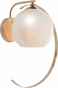 Απλίκα Τοίχου Aca Iparelle DCR17501W Gold/Pearl