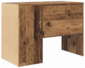 vidaXL Γραφείο με ράφι Παλαιό ξύλο 102 x 50 x 75 εκ Επεξεργασμένο ξύλο