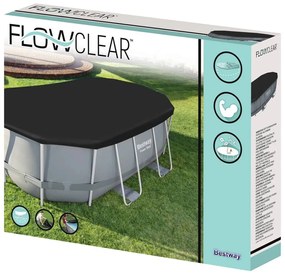 Bestway Κάλυμμα Πισίνας Flowclear 418 x 230 εκ. - Μαύρο