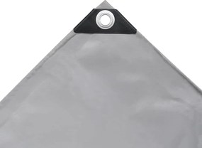 vidaXL Μουσαμάς Γκρι 1,5 x 20 μ. 650 γρ./μ.²