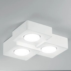 Φωτιστικό Οροφής - Πλαφονιέρα I-Athen-Q3 GX53 27x27x7,3cm White Intec