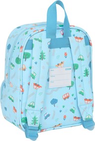 Παιδική Τσάντα Safta Coches Μπλε 22 x 27 x 10 cm