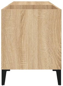 vidaXL Δισκοθήκη Sonoma Δρυς 84,5 x 38 x 48 εκ. από Επεξεργασμένο Ξύλο