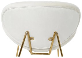 Καρέκλα DKD Home Decor Λευκό Χρυσό 63 x 57 x 73 cm