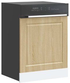 vidaXL Πίνακας πλυντηρίου πιάτων Porto Sonoma Δρυς 60x1,5x67 εκ.