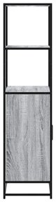 vidaXL Highboard Grey Sonoma Κατασκευασμένο ξύλο και μέταλλο