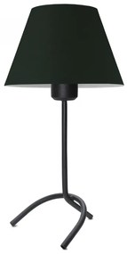 Φωτιστικό επιτραπέζιο Dario Megapap E27 υφασμάτινο - μεταλλικό χρώμα μαύρο Φ22x33εκ.