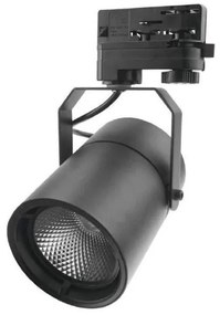 Σποτ Ράγας 4-Line LED 30W COB IRIS μαύρο λευκό Led Space Lights-2112015-Μαύρο 2112015