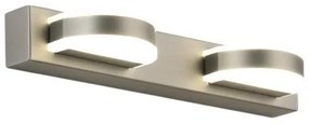 Απλίκα Φωτιστικό Τοίχου Led Νίκελ 144-80002 Eurolamp-144-80002-Νίκελ Ματ 144-80002