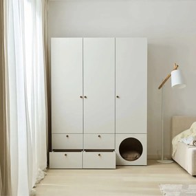 Ντουλάπα Reli Τρίφυλλη 1H-Fusiko