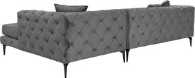 Corner Sofa Como Eco Right - Anthracite, Black Anthracite
Black
