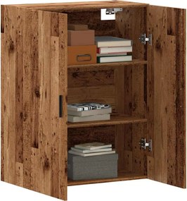vidaXL Επίτοιχο ντουλάπι Παλιό ξύλο 69,5x34x90 cm