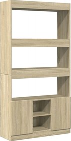 vidaXL Ντουλάπι Sonoma Δρυς 92x33x180εκ. από Επεξεργασμένο Ξύλο