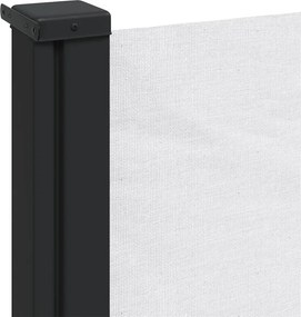 vidaXL Σκίαστρο Πλαϊνό Συρόμενο Λευκό 117 x 300 εκ.
