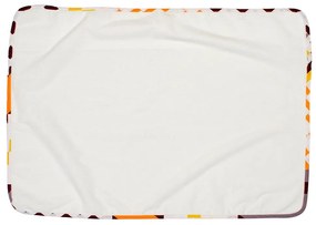 Σελτεδάκι Βρεφικό Αδιάβροχο 117 Orange-Bordo DimCol 50x80cm 100% Βαμβάκι