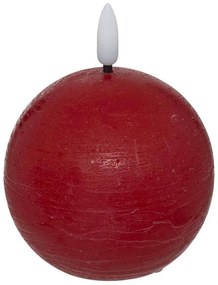 Διακοσμητικό Κερί LED Molia Atmosphera με διαστάσεις 12x12x13cm - Red