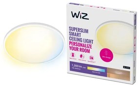 Έξυπνο Φωτιστικό Οροφής Πλαφονιέρα LED 14W Λευκό 3CCT Dimmable Super Slim 929002684922 Wiz-929002684922-Λευκό 929002684922