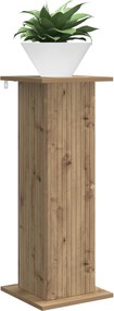 vidaXL Βάση φυτών 2 τεμ. Artisan Δρυς 30,5 x 30 x 80,5 εκ