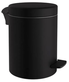 Κάδος Απορριμμάτων Μπάνιου (Φ18x25) Pam &amp; Co 3lt 03-601-403 Matt Black