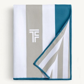 Πετσέτα Θαλάσσης Microfiber 2 Όψεων + Νεσεσέρ Παραλίας (2τμχ) Feel & Touch Med 01
