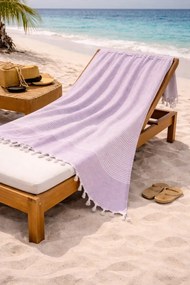 Stewehome Μεγάλη πετσέτα παραλίας από 100% βαμβάκι πεστέμαλ 90x170 cm