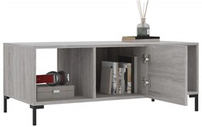 vidaXL Τραπεζάκι Σαλονιού Γκρι Sonoma 102x50x40 εκ. Επεξεργασμένο Ξύλο