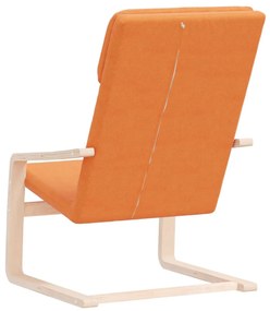 vidaXL Πολυθρόνα Relax Σκούρο Κίτρινο Υφασμάτινη