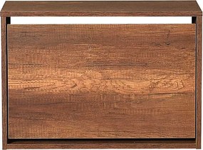 Παπουτσοθήκη 6 ζεύγων Step Megapap χρώμα καρυδί 60x30x42εκ.