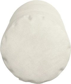 vidaXL Μαξιλάρια Στήριγμα 2 pcs Κρεμ Ø 15 x 40 εκ Υφασμάτινο Κορντουρά