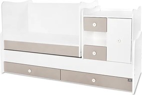 BED MINI MAX 190/72 COLOUR WHITE/STRING  NEW