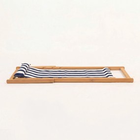 Ξαπλώστρα Κήπου Μπλε / Λευκό GRAOL 59x44x90