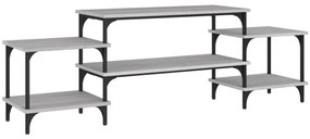 vidaXL Έπιπλο Τηλεόρασης Γκρι Sonoma 157x35x52 εκ. Επεξεργασμένο Ξύλο