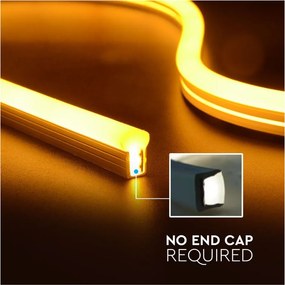 Αδιάβροχη LED Neon Flex 24V 6.5W 10m IP68 Μπλέ V-TAC 2615