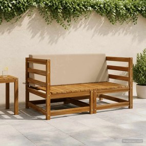 vidaXL Μαξιλάρι πλάτης SOEST 100% Πολυεστέρας Άμμος 120 x 20 x 40 cm