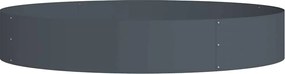 vidaXL Δακτύλιος γλάστρας Ανθρακί 120 x 120 x 20 εκ.