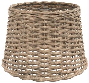 vidaXL Καπέλο Φωτιστικού Οροφής Καφέ Ø40x26 εκ. από Wicker