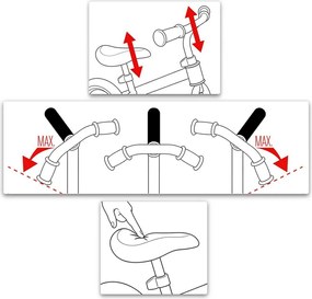 Παιδικό ποδήλατο Skids Control Πράσινο Χάλυβας Υποπόδια